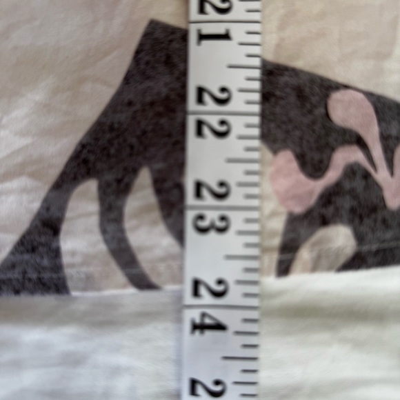 Aritzia The Group Babaton Abstract Leaf Print Button-Up short sleeve Shirt Small - Picture 6 of 6